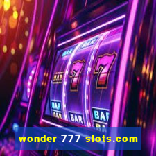 wonder 777 slots.com